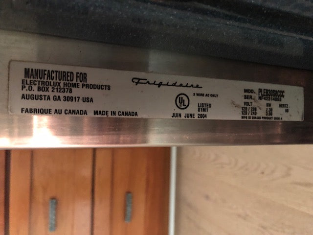 Frigidaire Oven