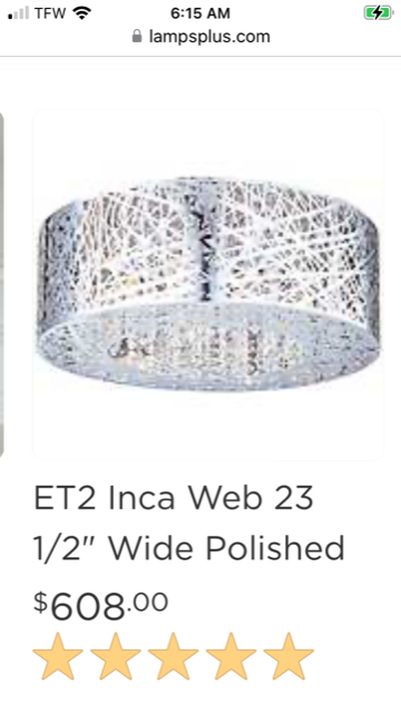 Ceiling Mount Light Fixture