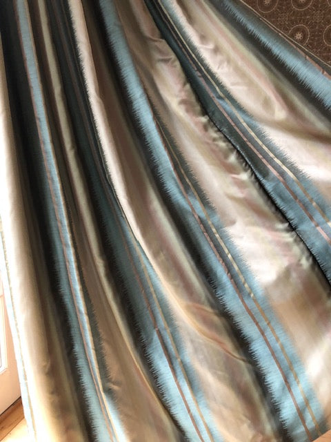 Custom Silk Drapes