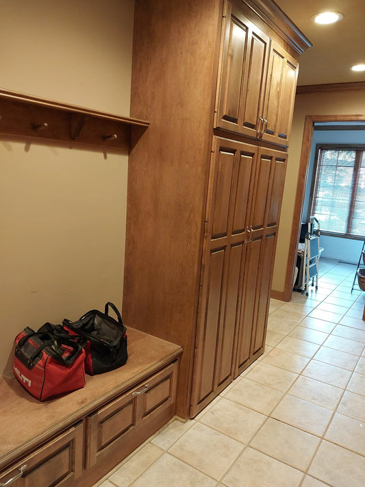 SOLD Custom Built Mudroom