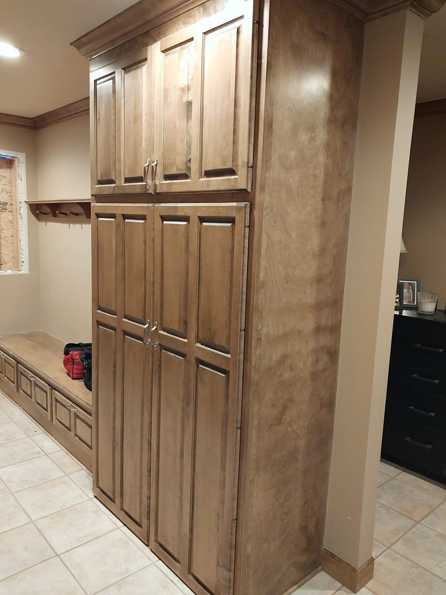 SOLD Custom Built Mudroom