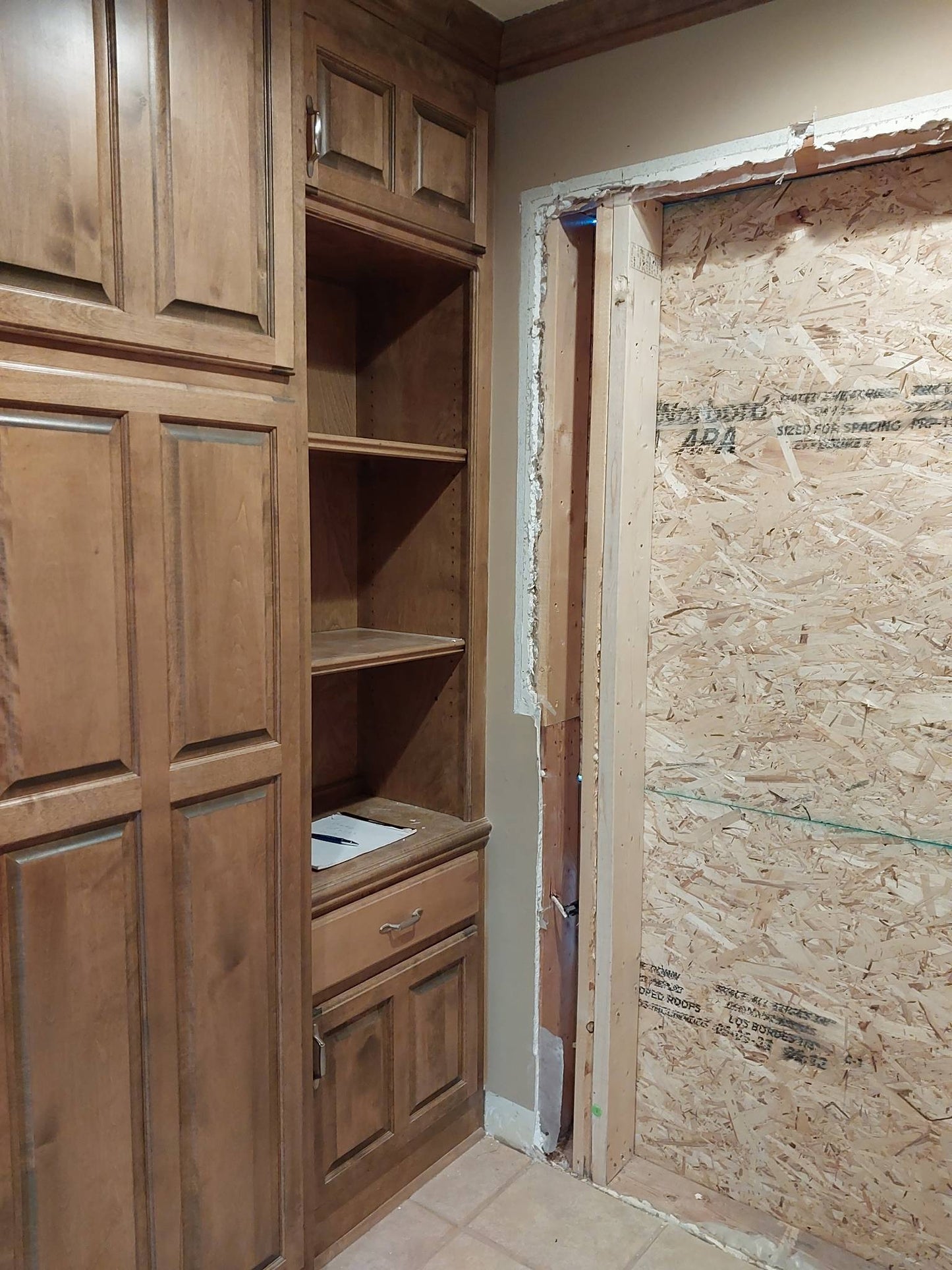 SOLD Custom Built Mudroom