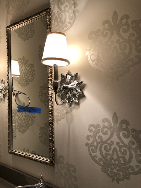 SOLD  Powder Room Wall Sconce