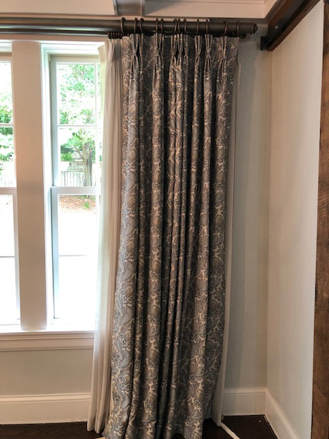 9' High Custom Drapes - Includes Rods